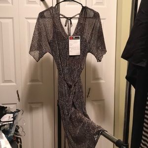 River Island Shiny Animal Print Dress